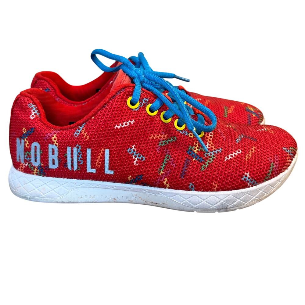 NOBULL Outwork Cheat Meal Trainers Sprinkles CrossFit Shoe Sneaker Red Women’s 7